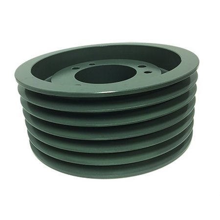 B B Manufacturing Bushing 6 Groove V-Belt Pulley 8 inch OD 63V800SK